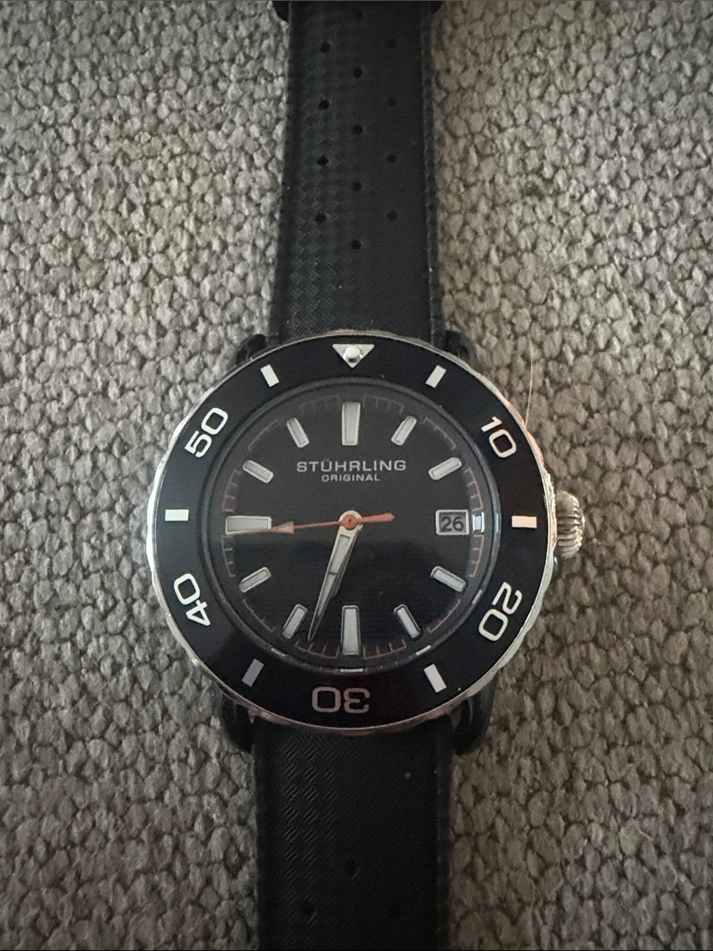 Men’s Black Swim Watch